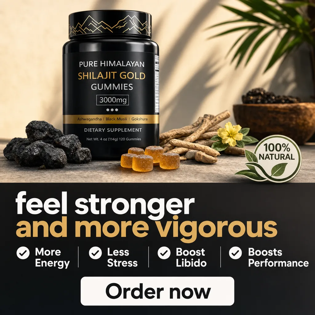 Affiche Creafrik : gommes Shilajit Himalayan, version 2.