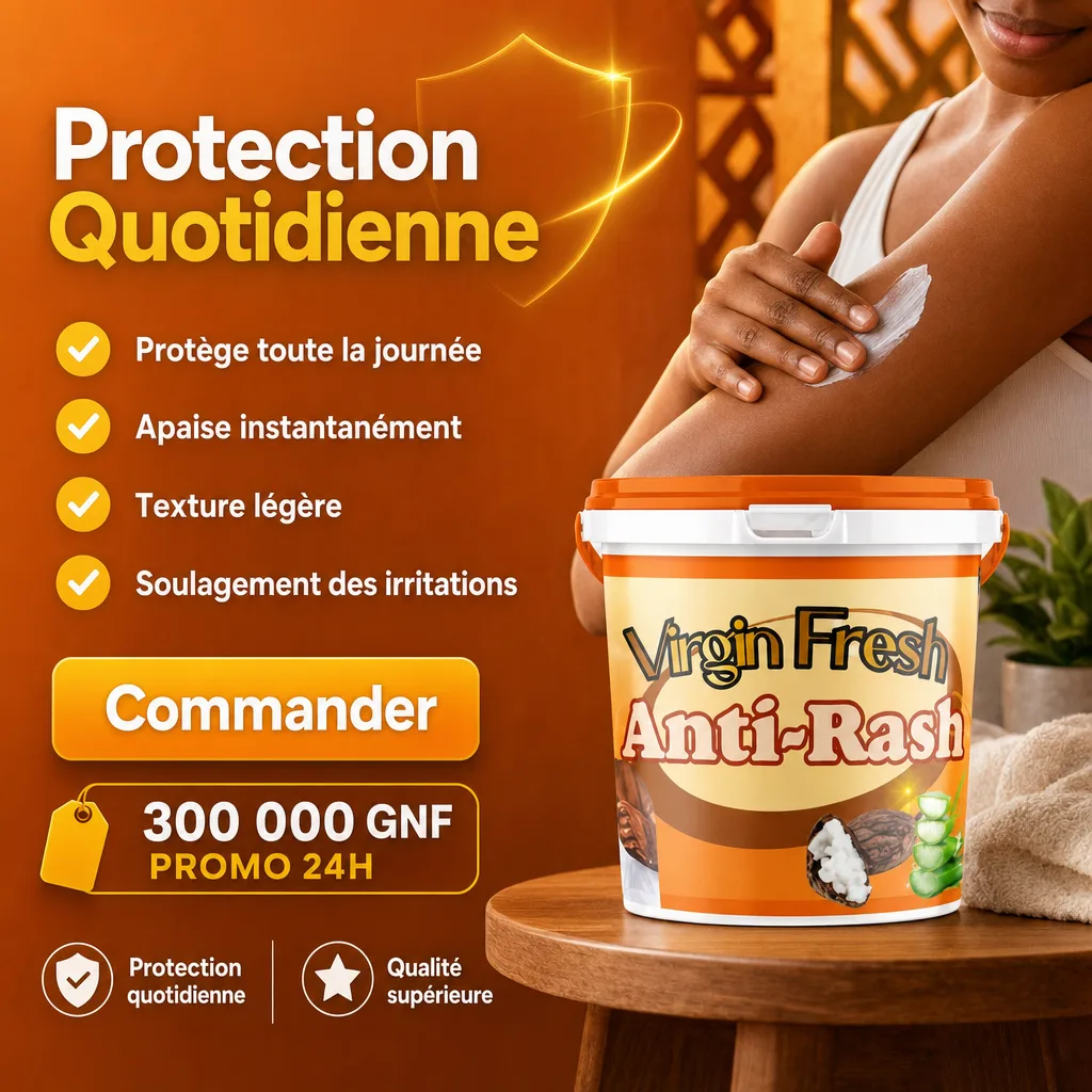 Affiche Creafrik : Virgin Fresh Anti-Rash, version 3.